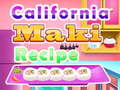 Juego Receta de Maki California en línea