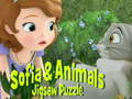 Juego Sofía y los animales Rompecabezas en línea