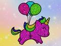 Juego Libro para Colorear Unicornios Brillantes en línea