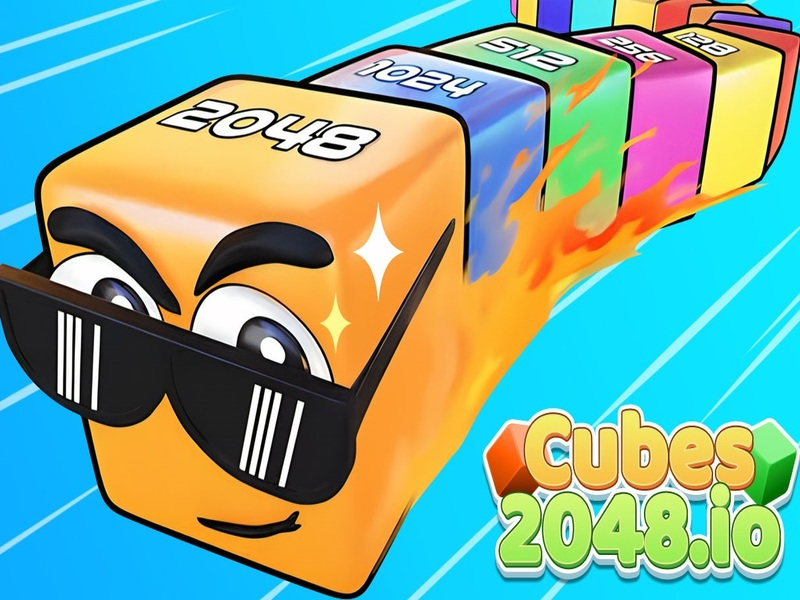Juego Cubos 2048. IO en línea