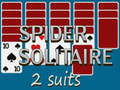 Juego Solitario Spider 2 Palos en línea