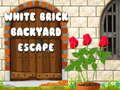 Juego Escape del Patio de Ladrillo Blanco en línea