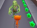 Juego Gato Enfadado: Carrera en el Callejón de los Zombis en línea