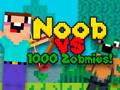 Juego Noob contra 1000 zombis en línea