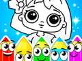 Juego Colorear muñecas en línea