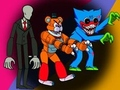 Juego Monstruos Atacan al Escuadrón de Among Us en línea