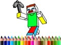 Juego De vuelta a la escuela: Coloreando Minecraft en línea