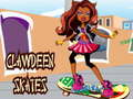 Juego Clawdeen patina en línea