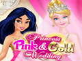 Juego Boda de la Princesa Rosa y Dorada en línea