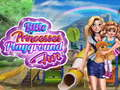 Juego Diversión en el patio de las pequeñas princesas en línea