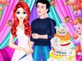 Juego Pastel de boda de chica sirena en línea