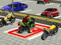 Juego Juego de estacionamiento de bicicletas de la ciudad de superhéroes 3D en línea