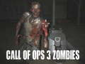 Juego Llamada de Ops 3: Zombis en línea