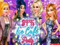 Juego Fiesta en el Café de Hielo de las Mejores Amigas en línea