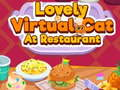 Juego Lindo gato virtual en el restaurante en línea