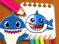 Juego Libro para colorear Baby Shark en línea