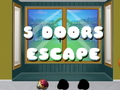 Juego Escape de 5 Puertas en línea