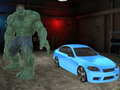 Juego Juego de coches encadenados contra Hulk en rampa en línea