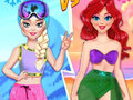 Juego Batalla de Princesas de Verano y Invierno en línea