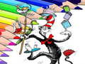 Juego Libro para colorear del Gato con Sombrero en línea