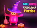 Juego Fall Guys: Puzzle de Halloween en línea
