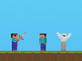 Juego Nubik contra el ejército de Herobrine en línea