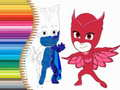 Juego Libro para colorear de PJ Masks en línea