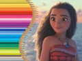 Juego Libro para colorear de Moana en línea