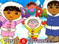 Juego Dora Encuentra 5 Diferencias en línea