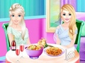 Juego Almuerzo delicioso de hermanas en línea
