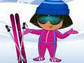 Juego Dora: Vestir para Esquiar en línea