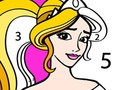 Juego Princesa Colorear Por Números en línea