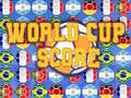 Juego Puntuación de la Copa del Mundo en línea