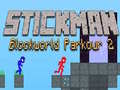 Juego Parkour Stickman Blockworld 2 en línea
