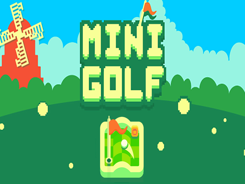 Juego Mini golf de píxeles en línea
