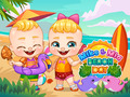 Juego Mike y Mia: Día de Playa en línea