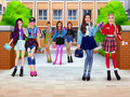 Juego Mejores amigas de la escuela secundaria: Equipo de chicas en línea