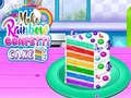 Juego Haz un Pastel de Confeti Arcoíris en línea