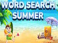 Juego Sopa de Letras Verano en línea