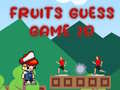 Juego Juego de Adivina las Frutas2D en línea