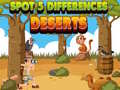 Juego Encuentra 5 diferencias: Desiertos en línea