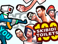 Juego Tú contra 100 inodoros Skibidi en línea