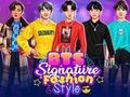 Juego Estilo de Moda Firmado por BTS en línea