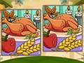 Juego Encuentra las diferencias de Acción de Gracias en línea