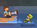 Juego Pirata Block Craft Shooter de Monstruos en línea