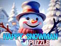 Juego Rompecabezas Muñeco de Nieve Feliz en línea