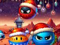 Juego Carrera de Navidad: Bolas Rojas y Amigas en línea