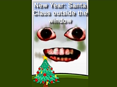 Juego Año Nuevo: Santa Claus fuera de la ventana en línea