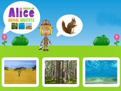 Juego Mundo del Hábitat Animal de Alicia en línea