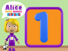 Juego Mundo de Números Rompecabezas de Alicia en línea